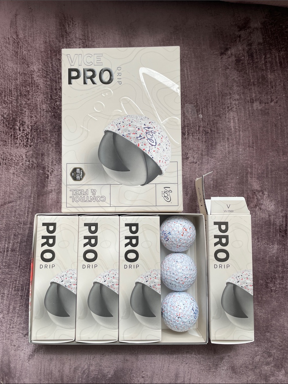 New- Vice pro drip golf balls 12 premium golf balls